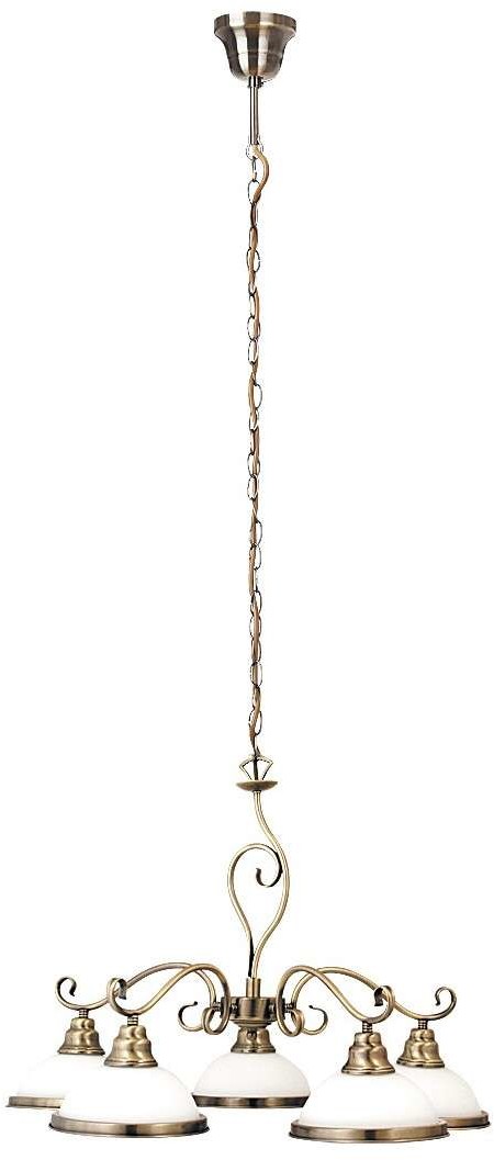 Rabalux Żyrandol OPRAWA antyczna LAMPA wisząca ELISETT 2755 Brązowy