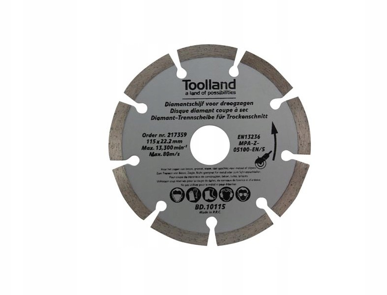 Tarcza Diamentowa Do Cięcia Na Sucho 6600rpm 230mm