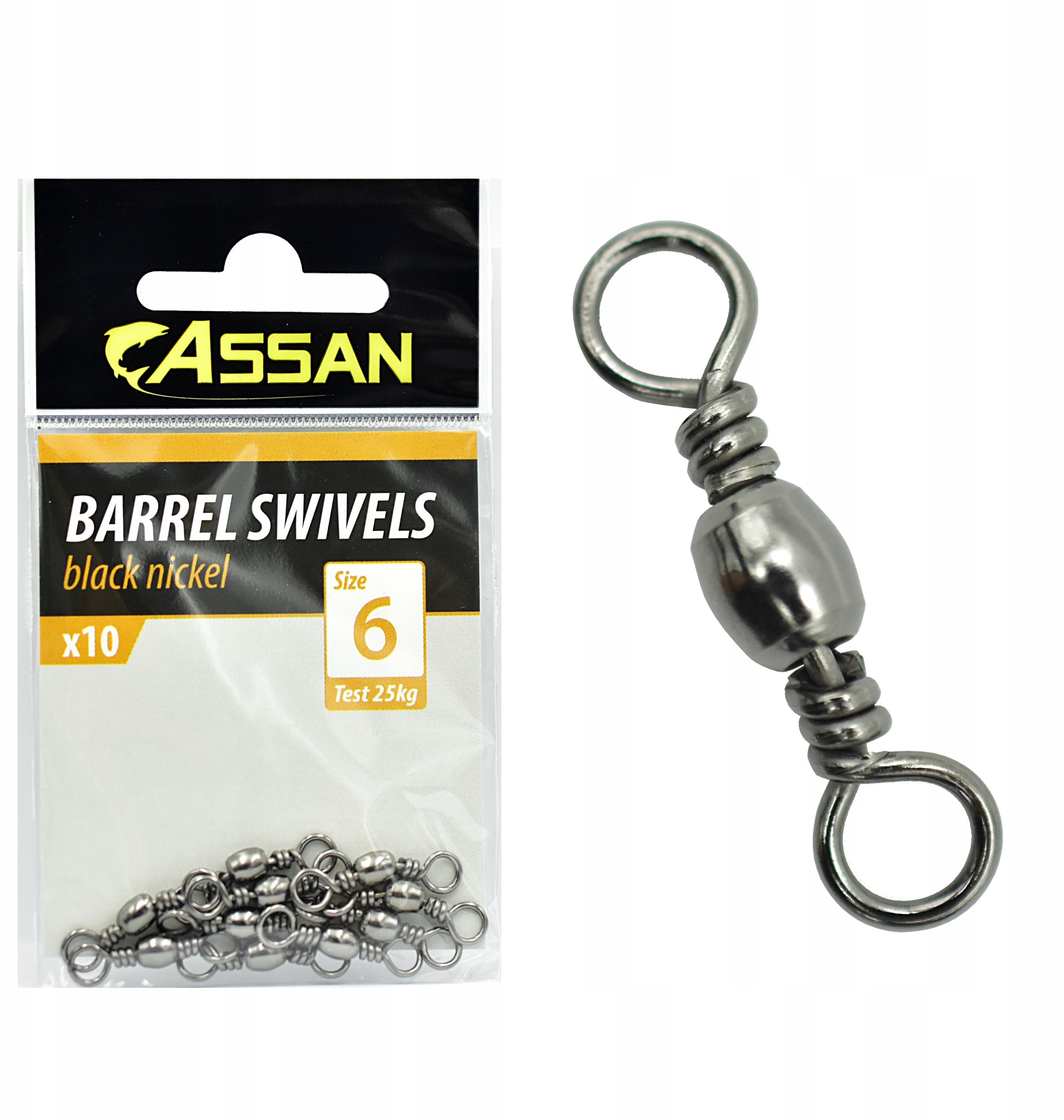Assan Krętliki Baryłkowe Krętlik 10szt r 6/25 kg