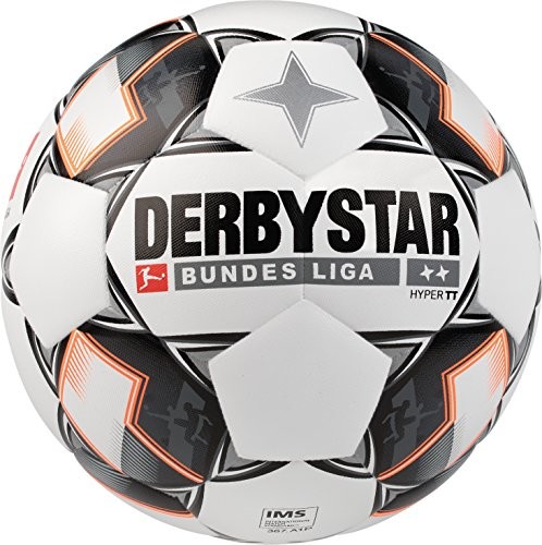 Derbystar Derby Star dorośli Bundesliga Hyper TT piłka nożna, biało-czarna Pomarańczowy, 5 1855500127