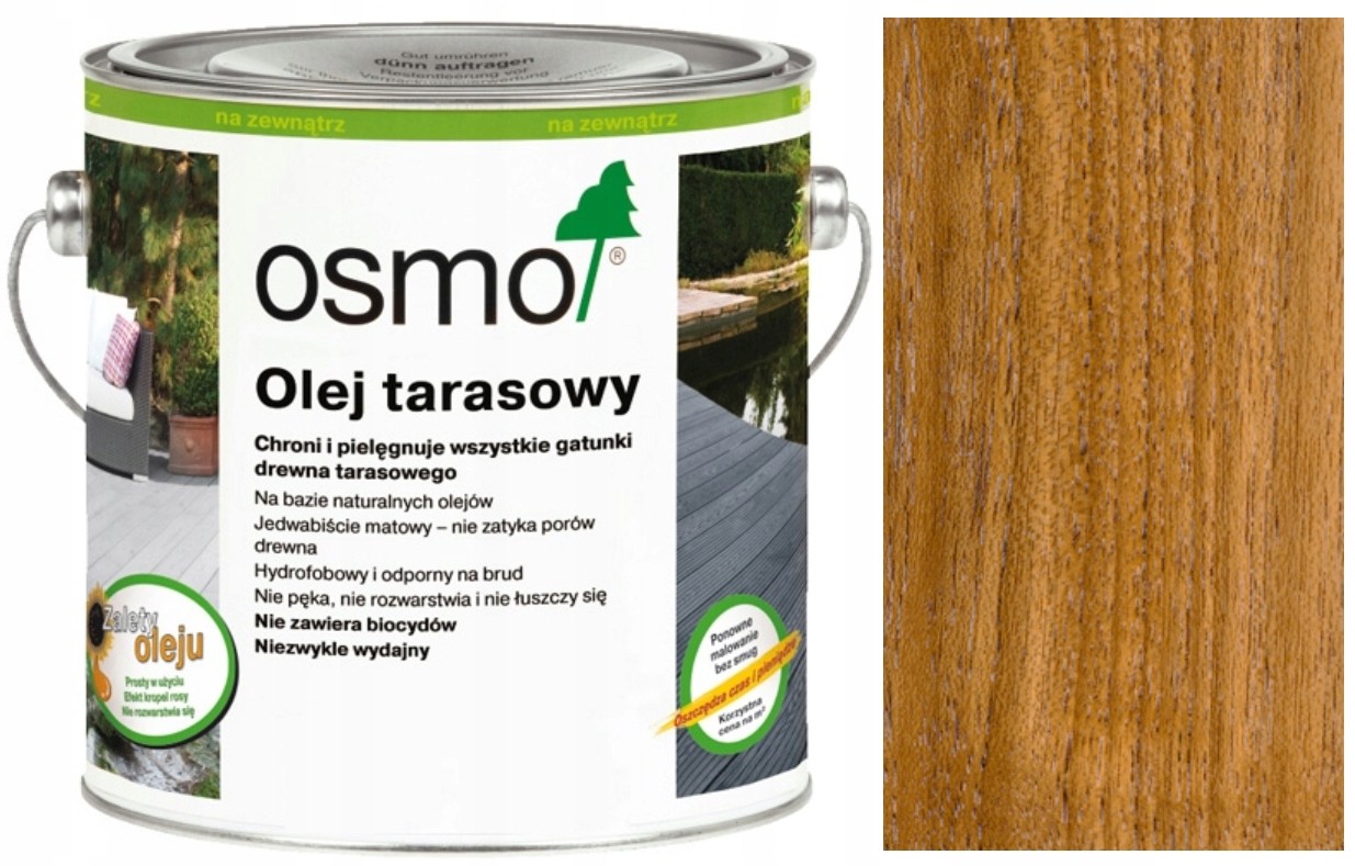 Olej ochronny do tarasu Osmo 0,75 L teak 007