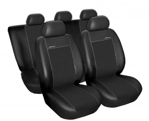 Auto-Dekor Skórzane pokrowce samochodowe miarowe PREMIUM CZARNE Skoda Octavia II) 2004-2013 AUT269cz