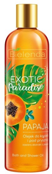 Bielenda Exotic Paradise Olejek do kąpieli i pod prysznic Papaja 400ml