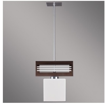 Luxera Lampa wisząca SANGA 1xE14/60W brązowy