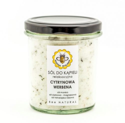 Miodowa Sól do kąpieli CYTRYNOWA WERBENA Miodowa 350 g BBF3-618BE