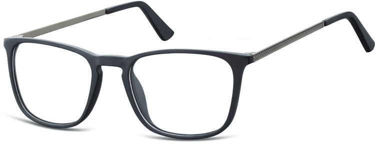 Sunoptic Oprawki zerówki korekcyjne nerdy Unisex AC25B czarne AC25B