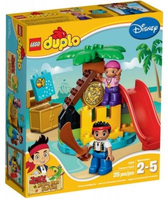 LEGO Duplo Jake i Piraci z Nibylandii na Wyspie Skarbów 10604