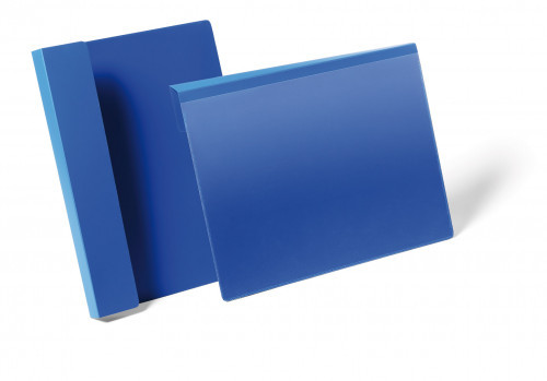 DURABLE Kieszeń Magazynowa Wisząca A4 Na Plaety Pozioma Niebieska 50szt DU1587-1