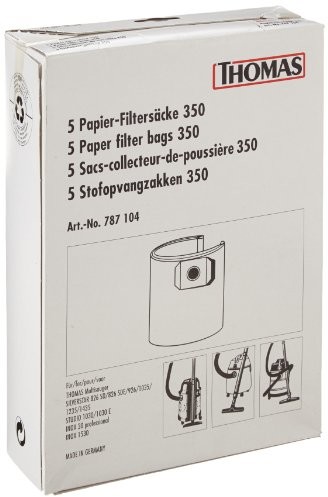 Thomas 787104 papier worek filtrujący 350 (VE5) Papierfiltersack 350