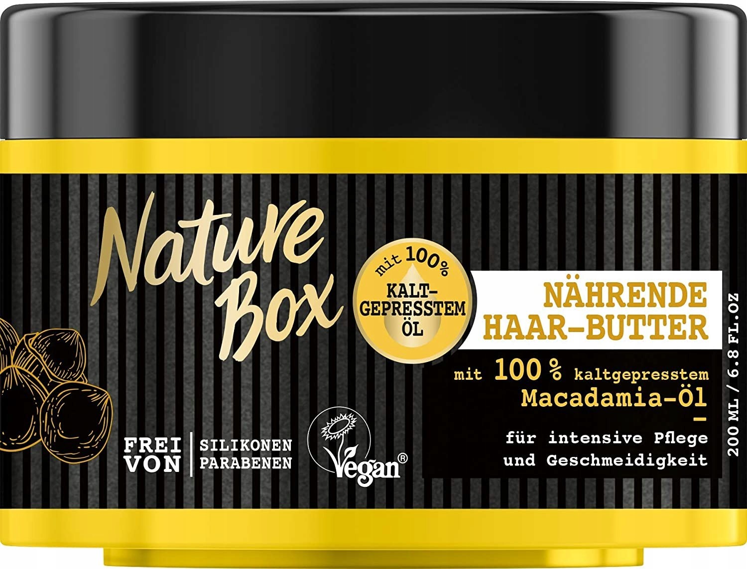 Macadamia Odżywcze masło do włosów Naturebox 200ml