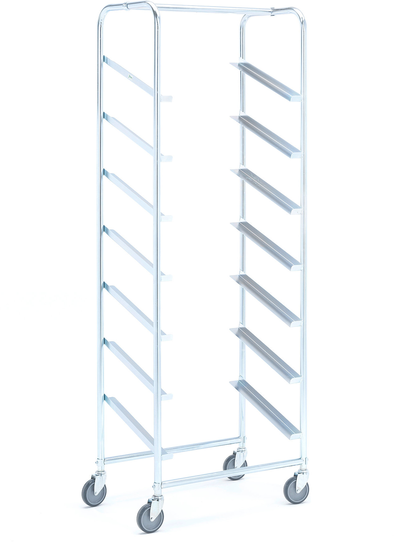 AJ Produkty Wózek na 7 pojemników, bez pojemników, 1850x660x410 mm