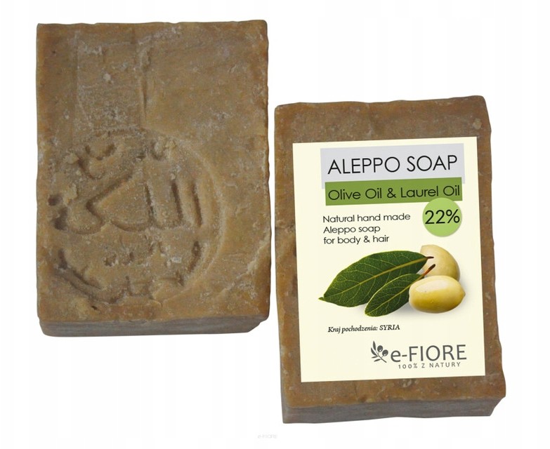 ALEPPO eFIORE mydło oliwkowo-laurowe 22% mieszana