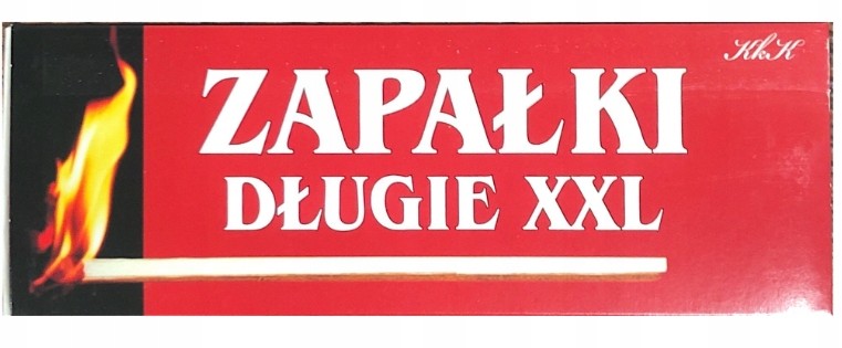 Zapałki długie XXL grill piec kominek 40 sztuk