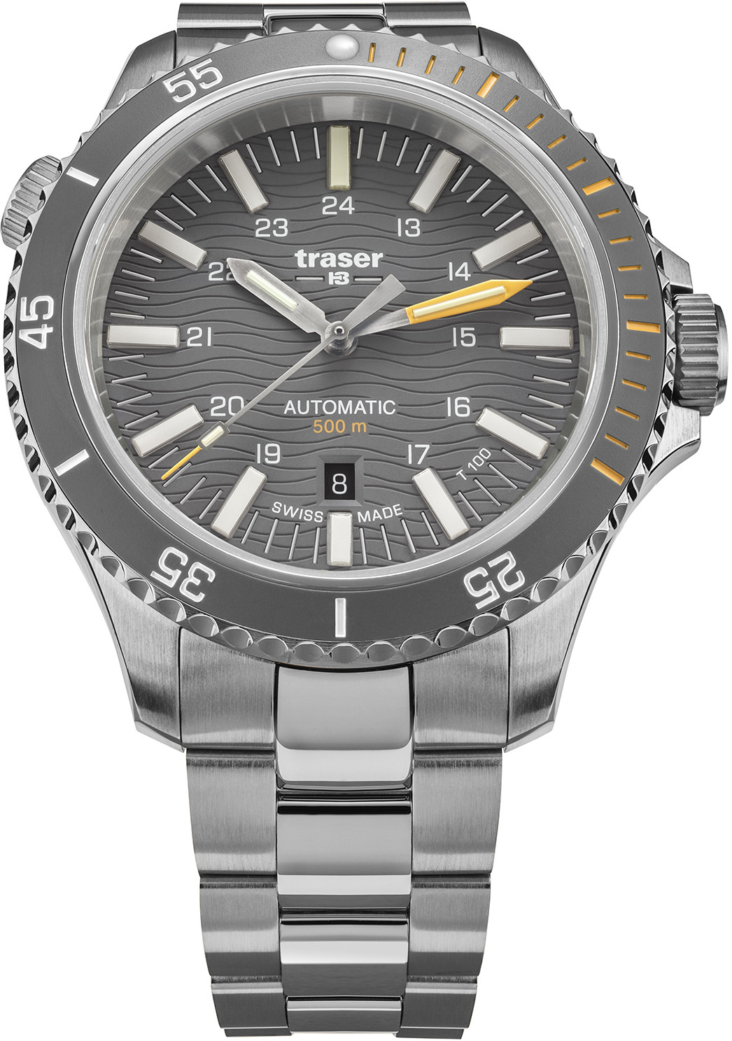 Traser Zegarek TS-110332 P67 SuperSub Diver Automatic Gray T00 Stainless Steel -