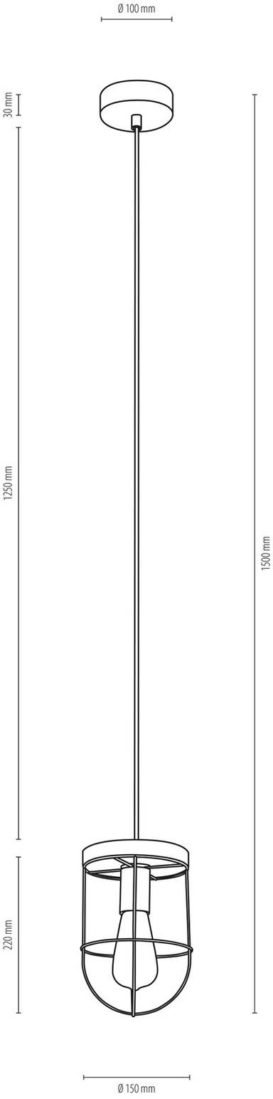 ENVOLIGHT Envolight Neptuna lampa wisząca, 1-punktowa