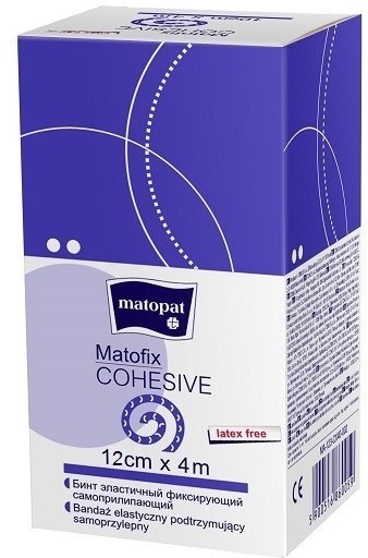 Bandaż Matofix COHESIVE 4m x 12cm - 1 szt.