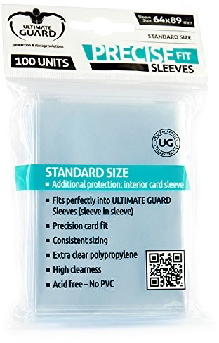 Ultimate Powłoczki Guard ugd010050 Precise-Fit, rozmiar standardowy, 100 sztuk, przezroczysty