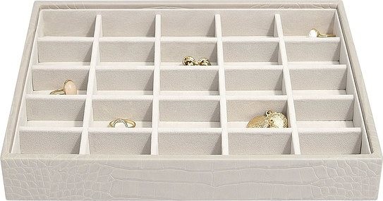 Stackers Pudełko na biżuterię 25 komorowe classic  Croc putty