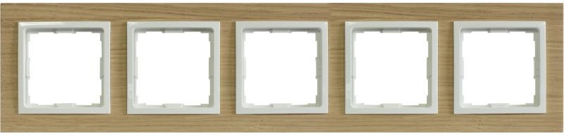 KOS Elektro System Vena 2 dąb naturalny ramka 5 drewno kos_5222385