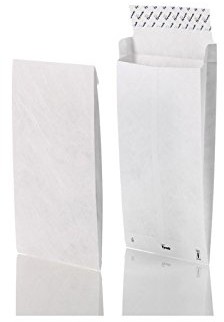 Tyvek Torba na  00011842 fałd b4 a (250 X 330 X 38 MM), biały, z czubkiem dno, pasek zaklejający, 100 sztuk TY02269
