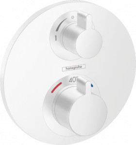 Hansgrohe 15758700 Ecostat S Bateria termostatyczna do 2 odbiorników montaż podtynkowy element zewnętrzny