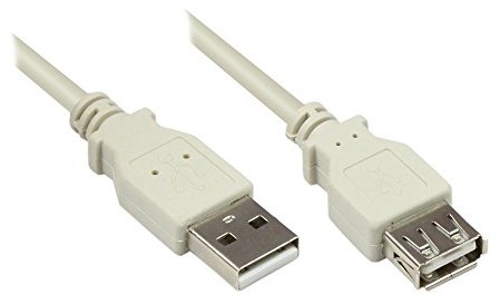 Good Connections kabel przedłużający USB Easy wtyczka A na gniazdo, szary 5,00 m 2511-OF5