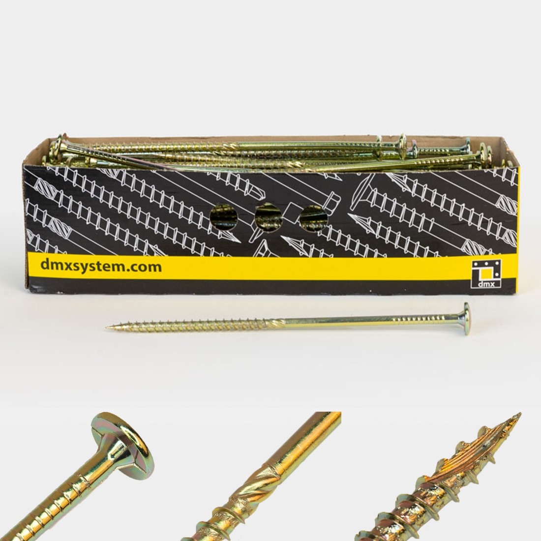 Wkręty ciesielskie łeb talerzowy 8x260 Torx 50szt