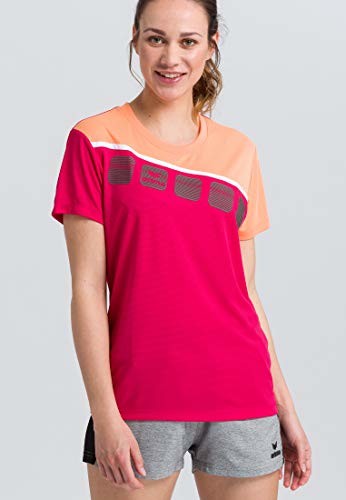 Erima damska koszulka 5-c Love Rose/Peach/White 40 1081921