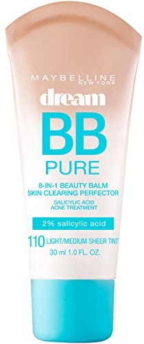 Maybelline Dream Pure BB Cream  Light/Medium Sheer Tint  30 ML by Maybelline ALO-1499