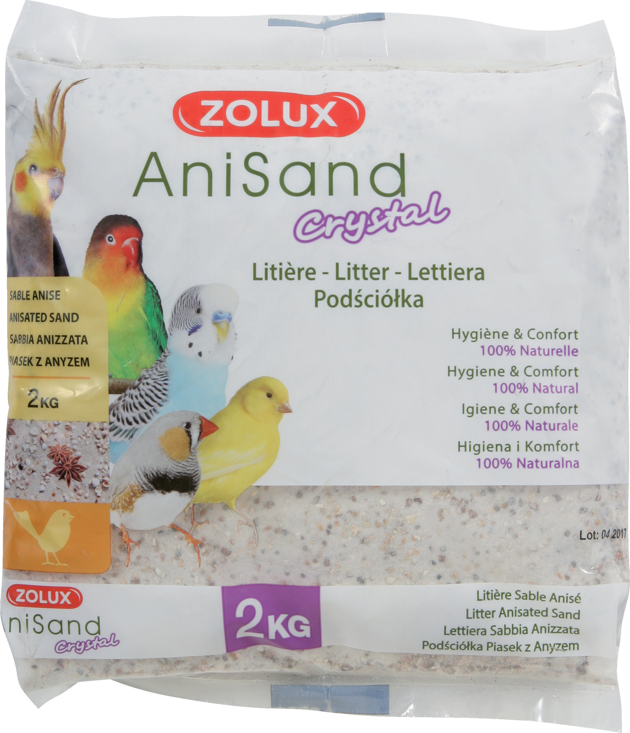 Zolux Piasek z anyżem AniSand Nature Crystal 2 kg 146340