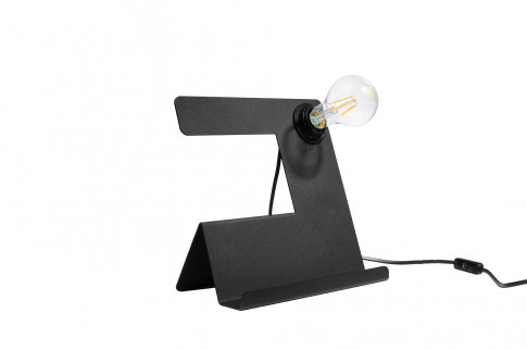 Czarna futurystyczna lampka biurkowa - EX562 W4-E43