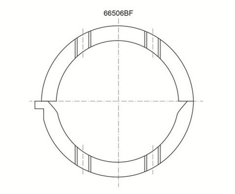 GLYCO Podkładka dystansowa, wał korbowy GLYCO A210/2 STD