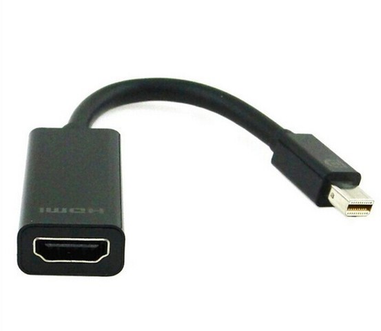 Фото - Кабель Gembird Adapter  A-MDPM-HDMIF-02 (Mini DisplayPort M - HDMI F; 0,15m; kolor 