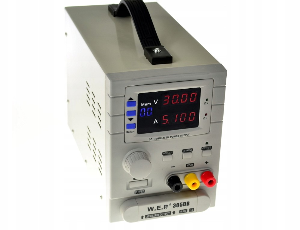Zasilacz Wep 305DB 30V 5A Laboratoryjny 3xOUT+USB