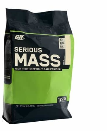 Optimum NUTRITION Serious Mass Gainer 5.44kg - Ciastko z kremem