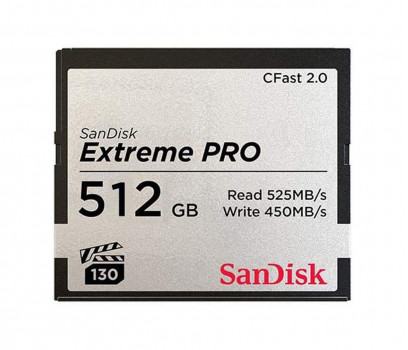 SanDisk 512GB Extreme PRO CFAST 2.0 525MB/s VPG130