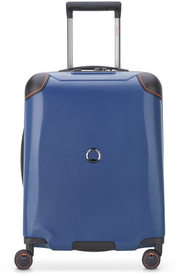 Delsey Cactus Walizka kabinowa na 4 kółkach Slim Line 55 cm blau 2180803-02