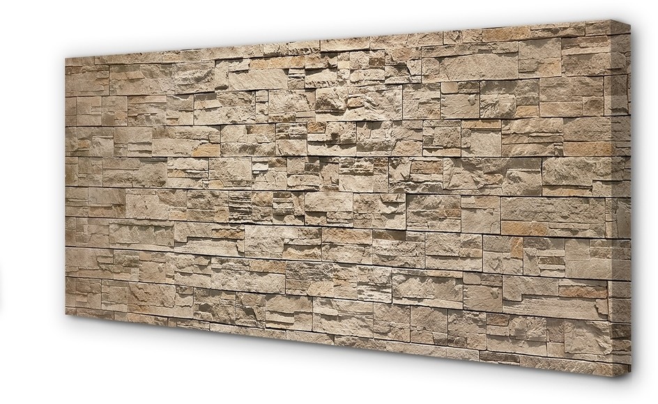 PL Tulup Obrazy na płótnie Cegła mur kamień 100x50cm