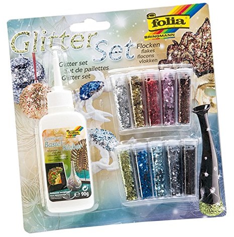 Folia 589  płatki Glitter Set 589