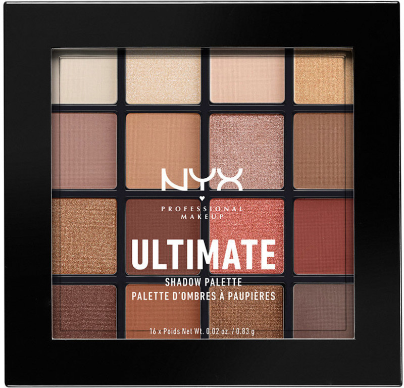 NYX Professional Makeup Professional Makeup - ULTIMATE SHADOW PALETTE - WARM NEUTRALS - Paleta 16 cieni do powiek NYXSWPCPO