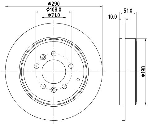 HELLA PAGID Tarcza hamulcowa PAGID 8DD355108-431