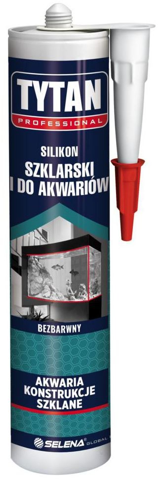 Tytan Silikon SZKLARSKI I DO AKWARIÓW 280 ml Bezbarwny