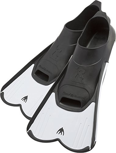Cressi Light, krótkie płetwy dla mężczyzn, kobiet i dzieci wykonane we Włoszech, biały, 41/42 EU DP183041