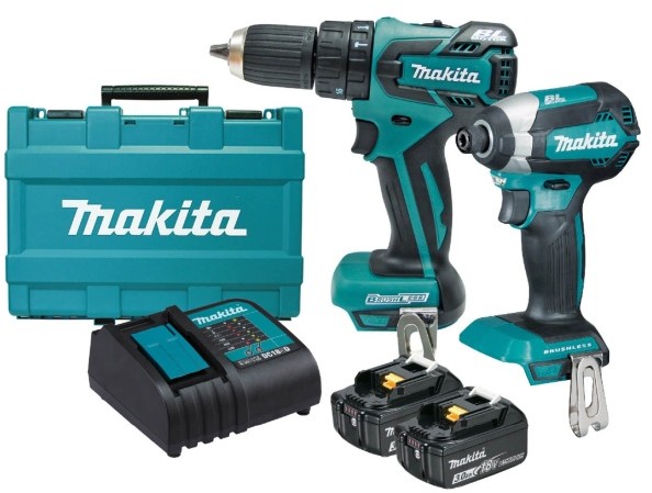 Makita Zestaw elektronarzędzi Combo DLX2142S 18 V DLX2142S