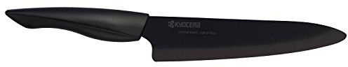 Kyocera KYOCERA ZK-110-BK-BK Shin noży do owoców i warzyw, ceramiki, czarna, 22,4 x 2,7 x 1,7 cm ZK-180-BK