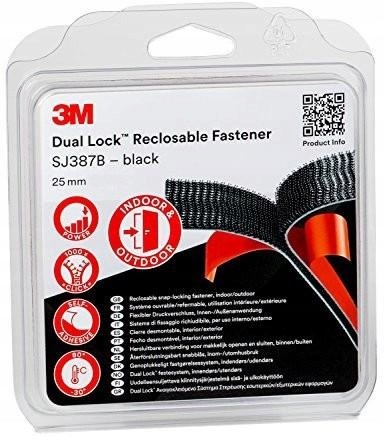 3M Rzep Dual Lock Sj 3870 25mmx2,5m 250 grzybków