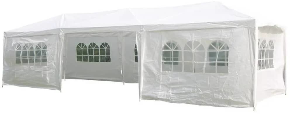 Haushalt HI Namiot imprezowy ze ściankami, 3x9 m, biały