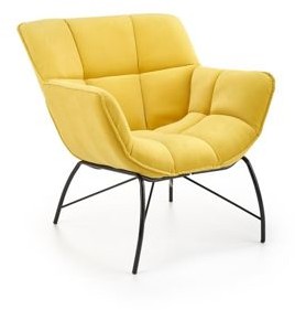 Halmar BELTON fotel wypoczynkowy żółty V-CH-BELTON-FOT-ŻÓŁTY