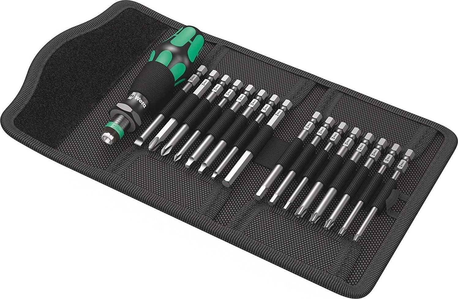 Wera Kraftform Kompakt 60 Imperial Folding pouch with 89 mm long bits 05051042001