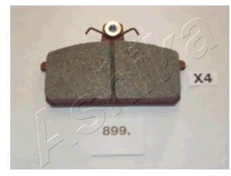 Ashika Zestaw klocków hamulcowych, hamulce tarczowe 50-08-899
